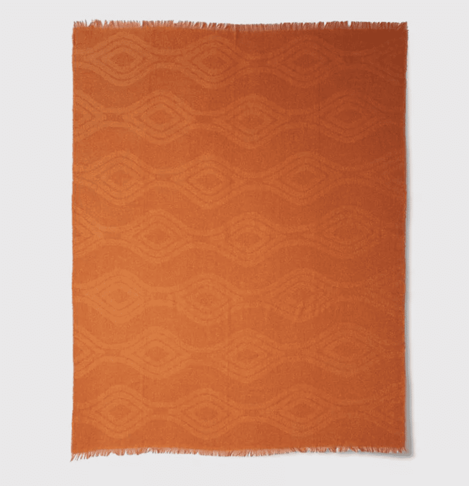 50"x60" Chenille Pattern Throw